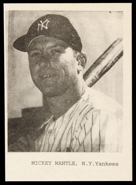 1960 Gulf Oil Corp Mickey Mantle